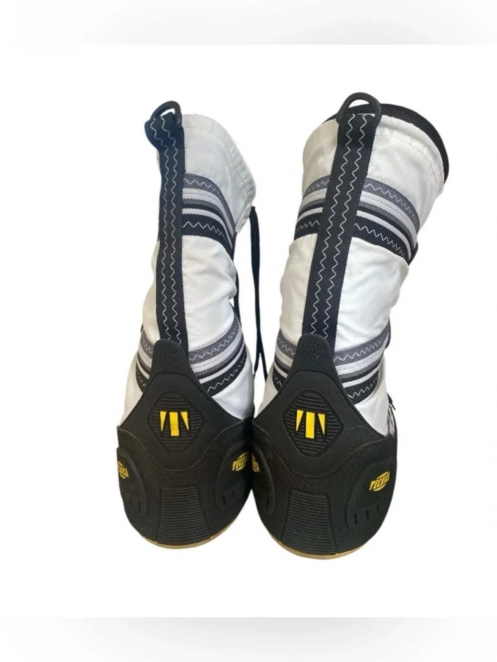 Authentic Tecnica MOON BOOT Nylon White /black The Original, 42-44 made in Italy